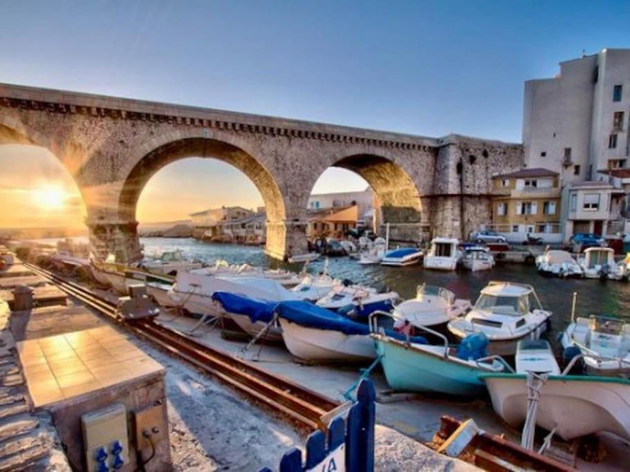 Superbe Logement Au Vallon Des Auffes Марсилия Екстериор снимка